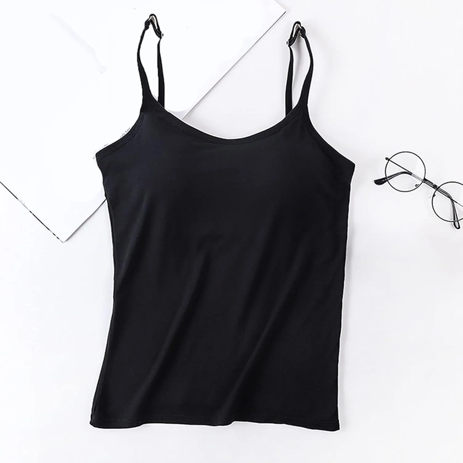 Tank Tops for Women 2025 Pure Color Tube Top Camisole Summer Casual Inner Wear Anti Light Wrap Chest Vest