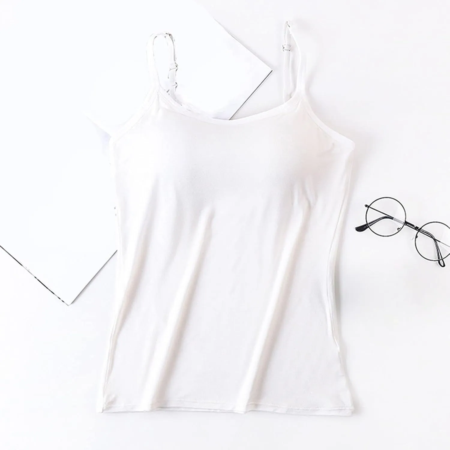 Tank Tops for Women 2025 Pure Color Tube Top Camisole Summer Casual Inner Wear Anti Light Wrap Chest Vest