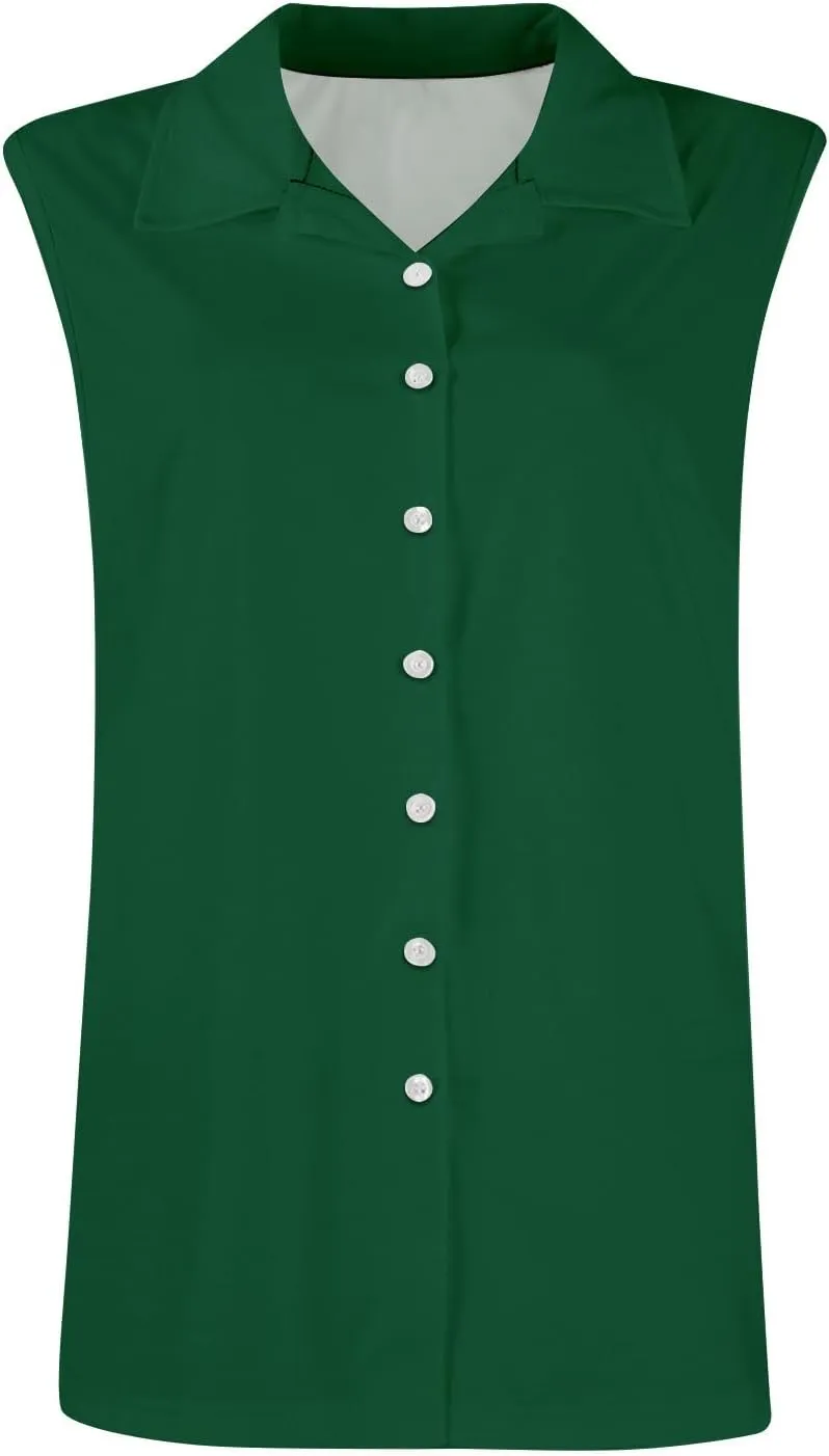 Tank Tops for Women V Neck Summer Outfits Collared Shirts Dressy Casual Loose Fit Top
