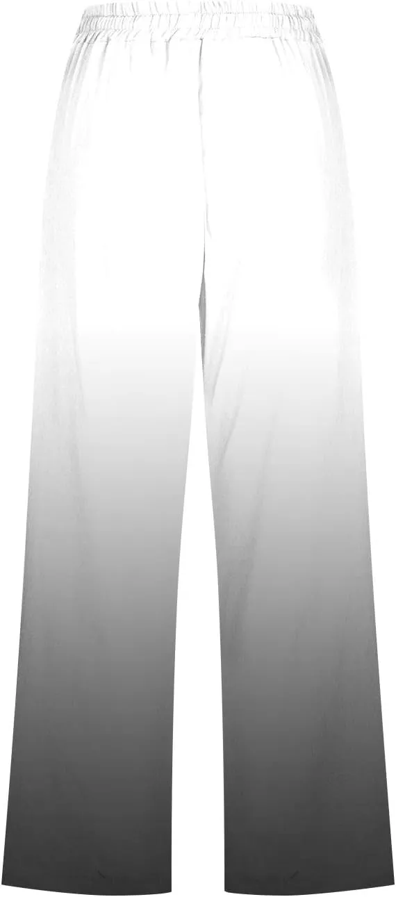 TARIENDY Plus Size Capris for Women Women's high Waist Boho Capris Summer Straight Leg Outfits Elastic Drawstring Pants