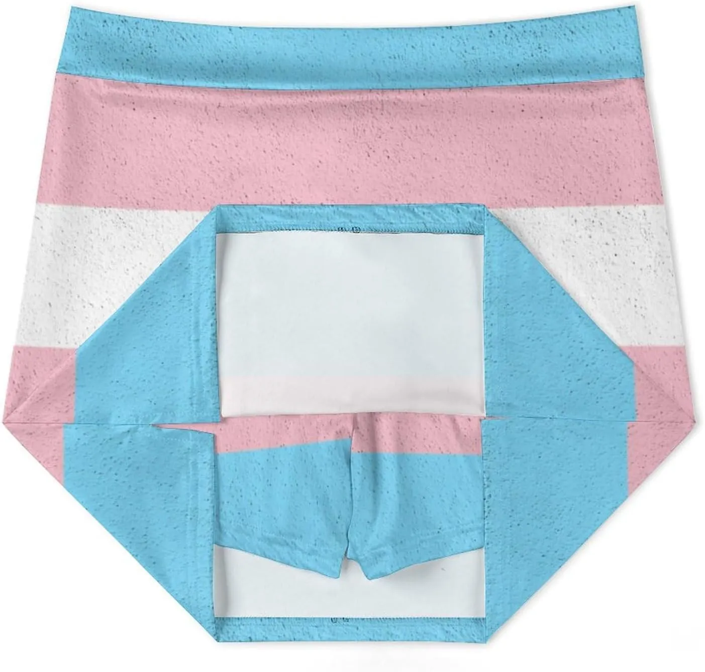 Transgender Pride Flag Shorts Skirt Womens Light Proof Trouser Skirts Divided Skirt High Waist A Line Gym Skorts