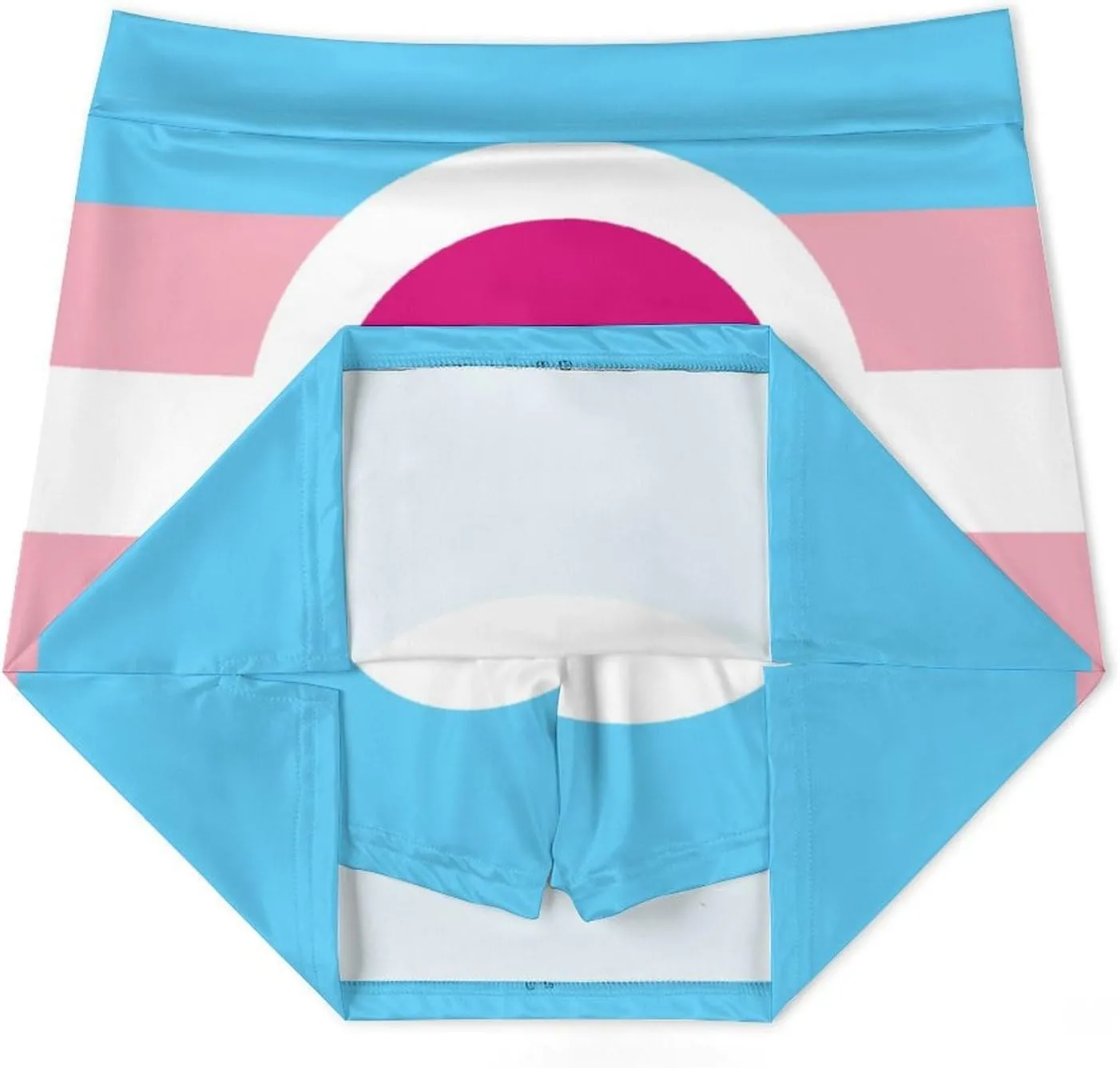 Transgender Pride Flag Shorts Skirt Womens Light Proof Trouser Skirts Divided Skirt High Waist A Line Gym Skorts