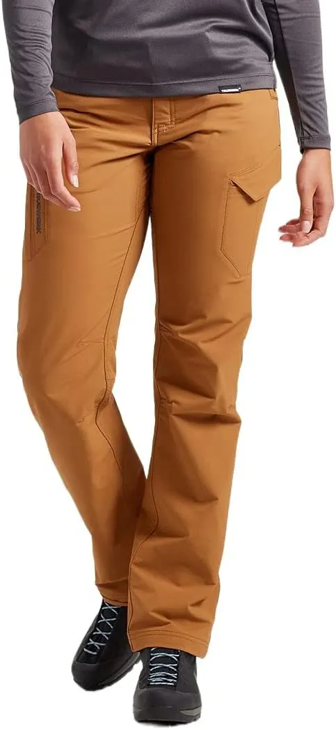 TRUEWERK Womens Workwear Pants - T2 WerkPants - Relaxed Fit, Lightweight, Water Resistant, Cargo Pants with 4-Way Stretch