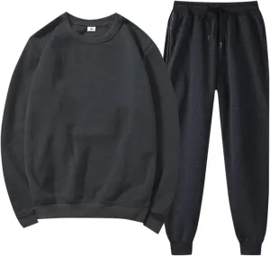 Two Piece Sets for Women Long Sleeve V Neck Drawstring Pants Sweatshirts with Joggers Sweatpants Sweatsuit