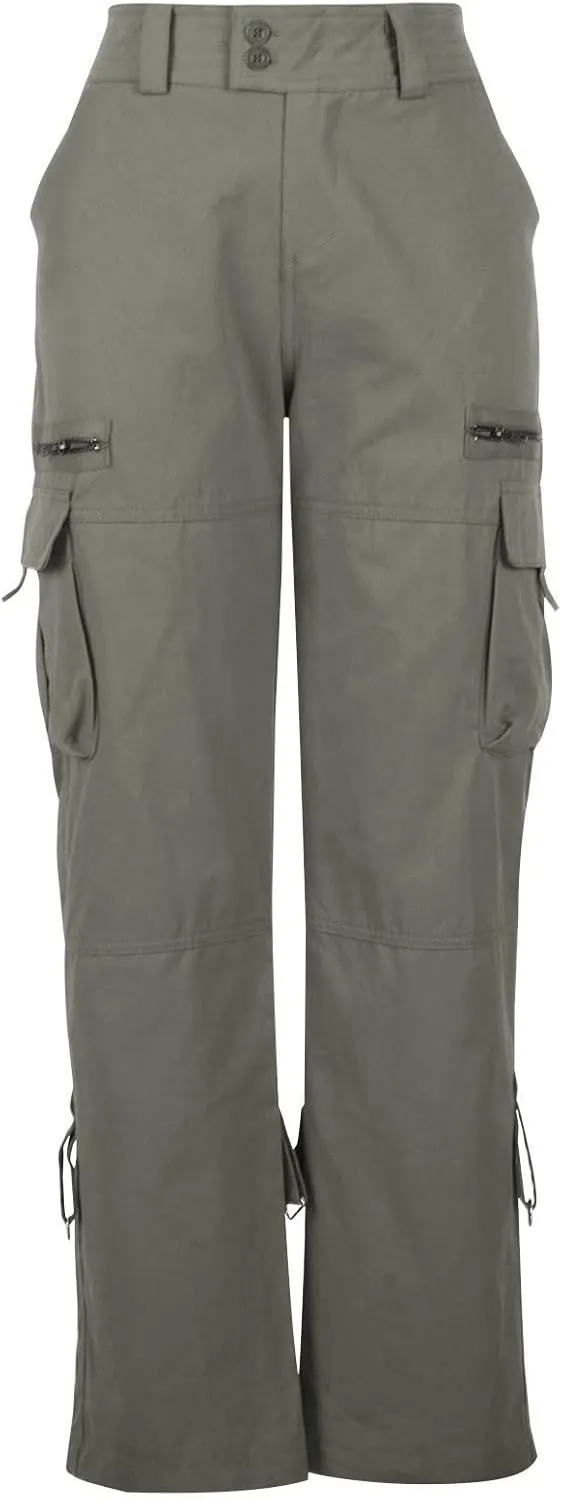 Uillui Womens Relaxed Fit Baggy Cargo Pants Y2K Teen Girls Trendy Low Waist Parachute Pants Wide Leg Trousers Hiking Pants