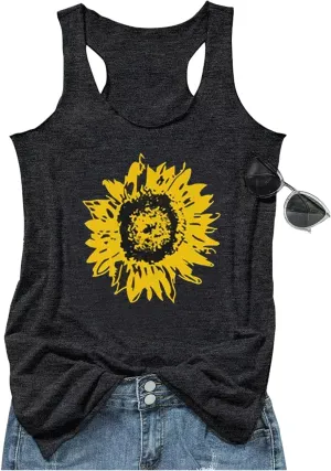 Vintage Mandala Graphic Tank Tops for Women Summer Beach Graphic Loose Tanks Vest USA Flag Vacation Racerback Tank Cami