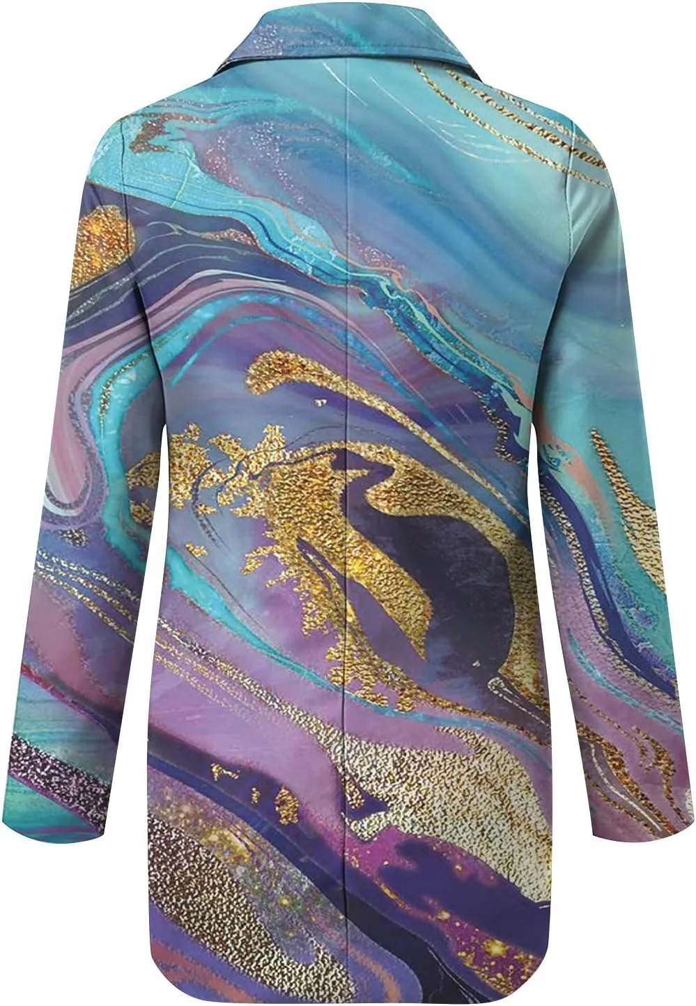 WANZZXCSL Womens Casual Blazers Business Casual Dressy Long Sleeve Lightweight Jackets Spring Summer Cardigan Work Suit