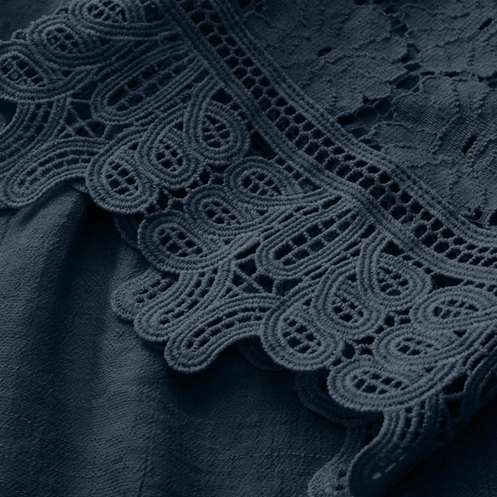 Women Cotton Linen Embroidered Tops Loose Fit Tunic 3/4 Sleeve Summer Blouse Shirts Boho Peasant Trendy Clothes 2024