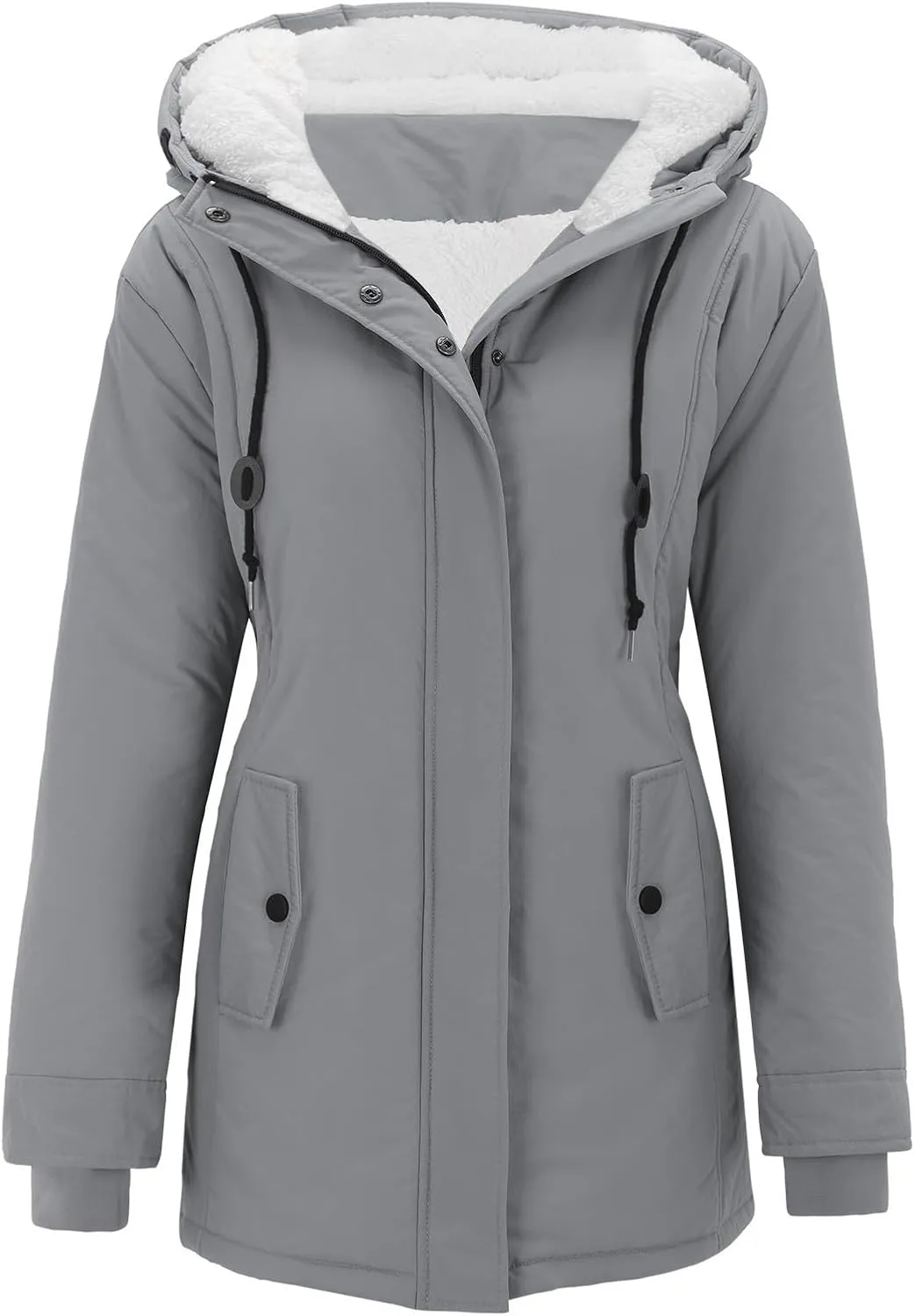 Women Plus Size Winter Overcoat Women's Jacket Thick Outwear Lined Hooded Coat Warm Trench Womens plus down