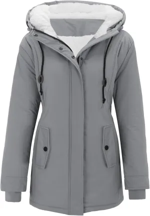 Women Plus Size Winter Overcoat Women's Jacket Thick Outwear Lined Hooded Coat Warm Trench Womens plus down