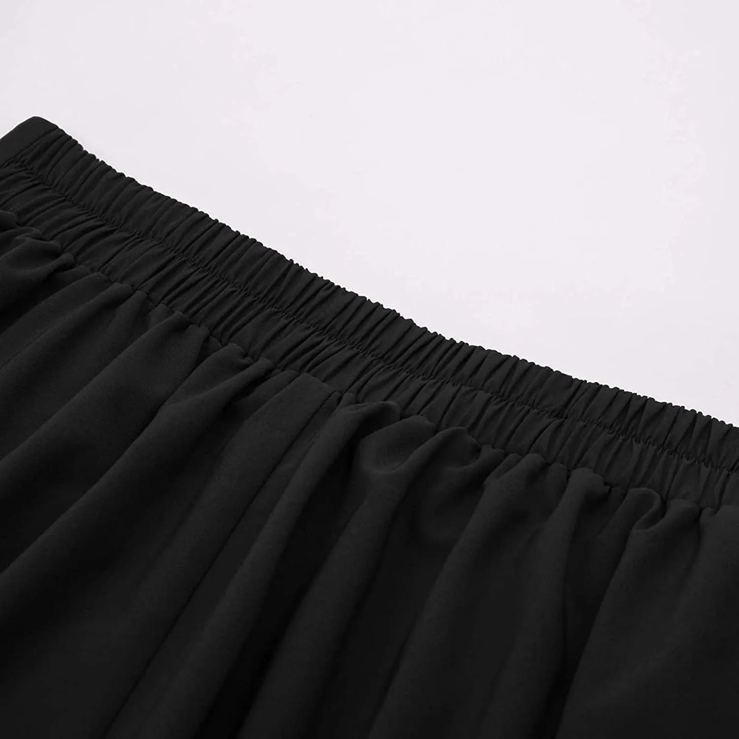Women Vintage Skirt High Waist Pleated Skirt Midi A-Line Skirt with Pockets Summer Spring Swing Formal Casual Dresses