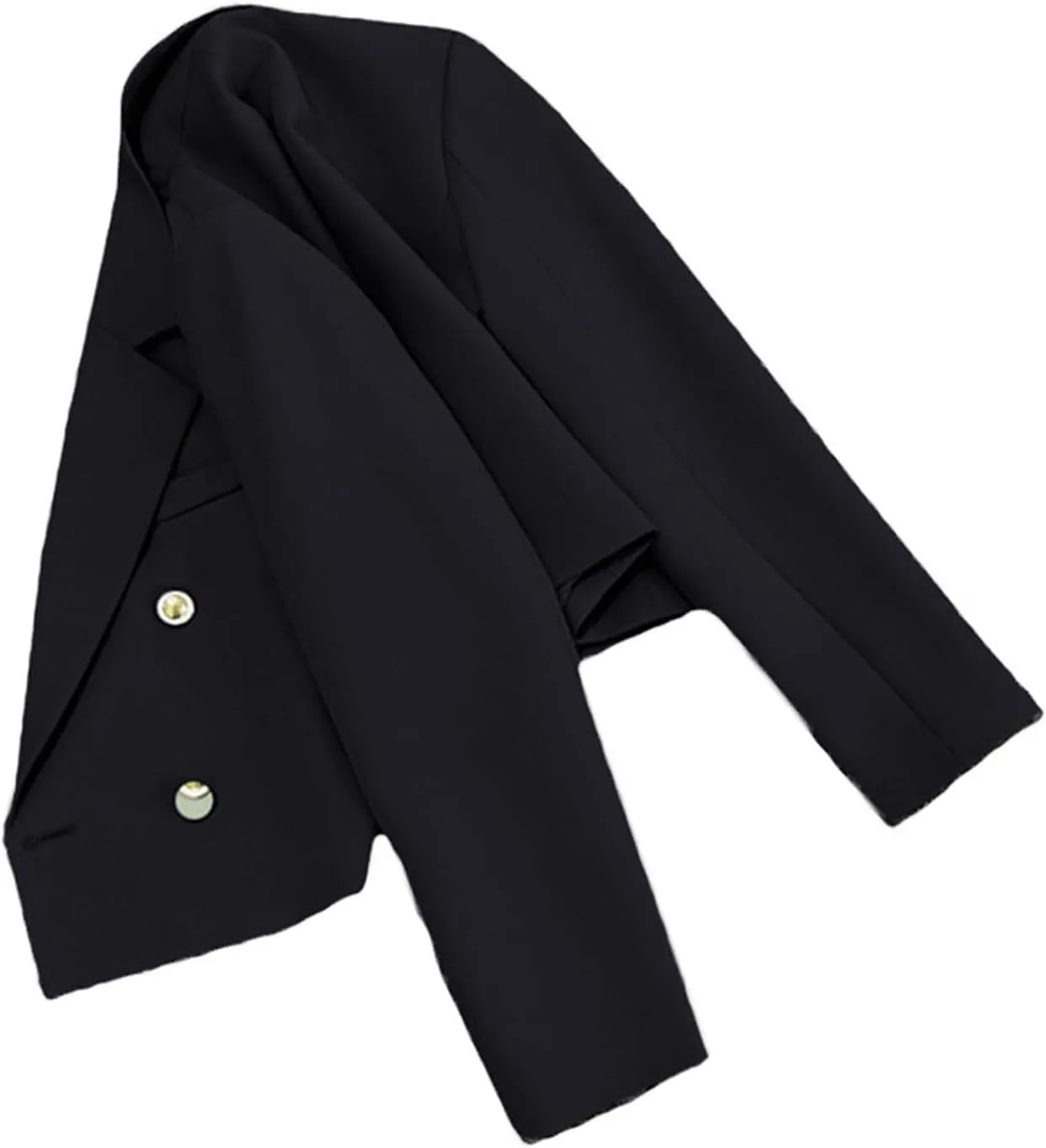 Womens Blazers Dressy Casual Cropped Long Sleeve Open Front Work Office Suit Jackets Solid Blazer with Pockets