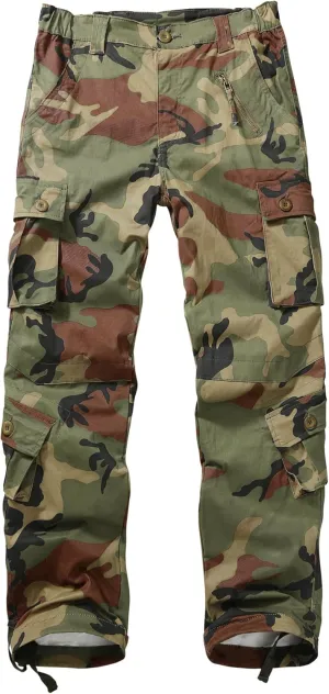 Women's Cargo Pants Relaxed Fit Camo Pants Straight Leg Casual Stretch Work Pants with 9 Pockets
