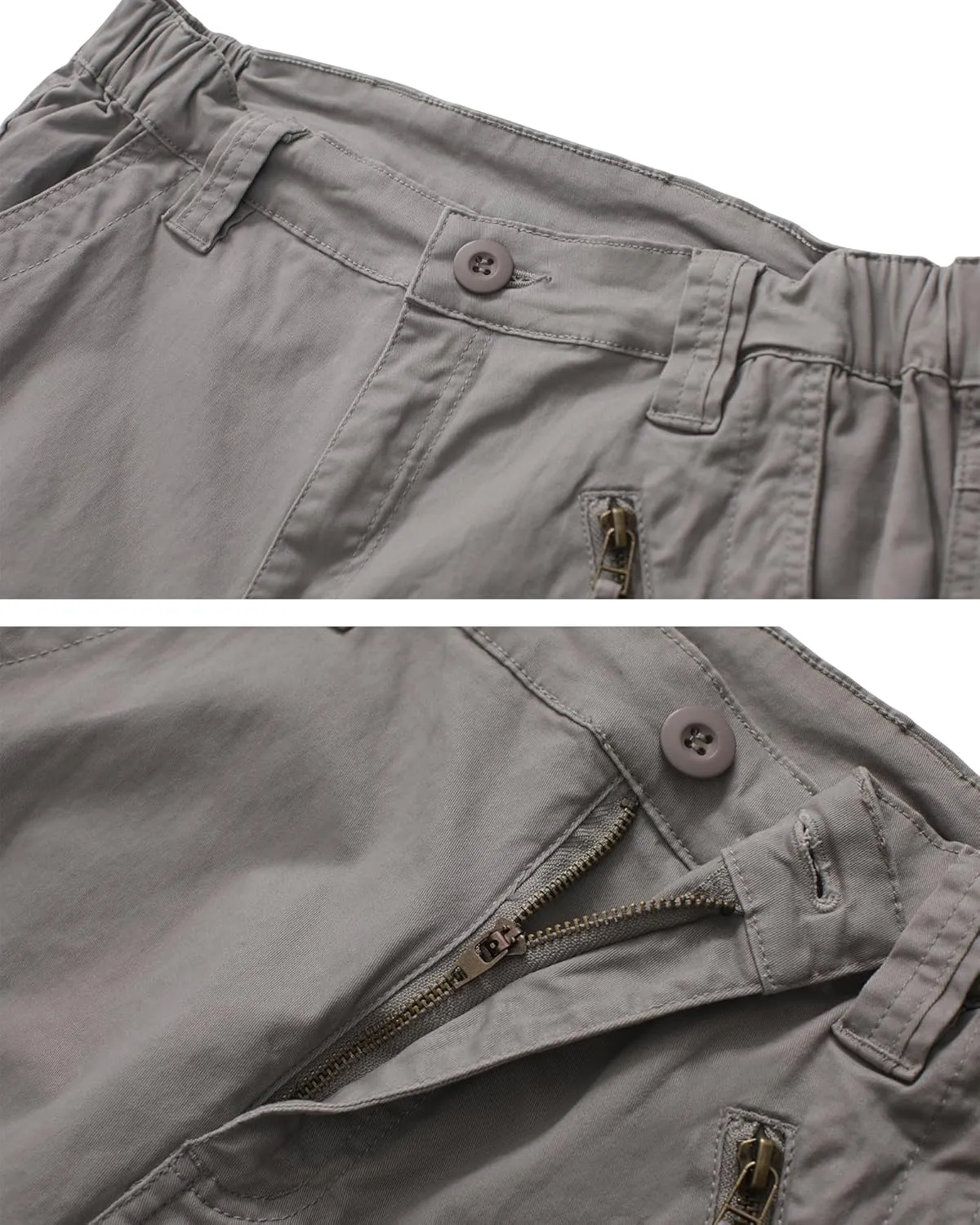 Women's Cargo Pants Relaxed Fit Camo Pants Straight Leg Casual Stretch Work Pants with 9 Pockets