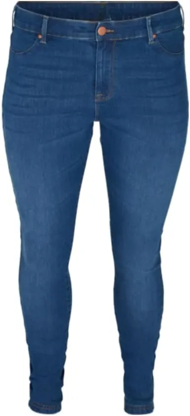 Women's Distressed/Damaged/Ripped Light Wash Denim Jeans