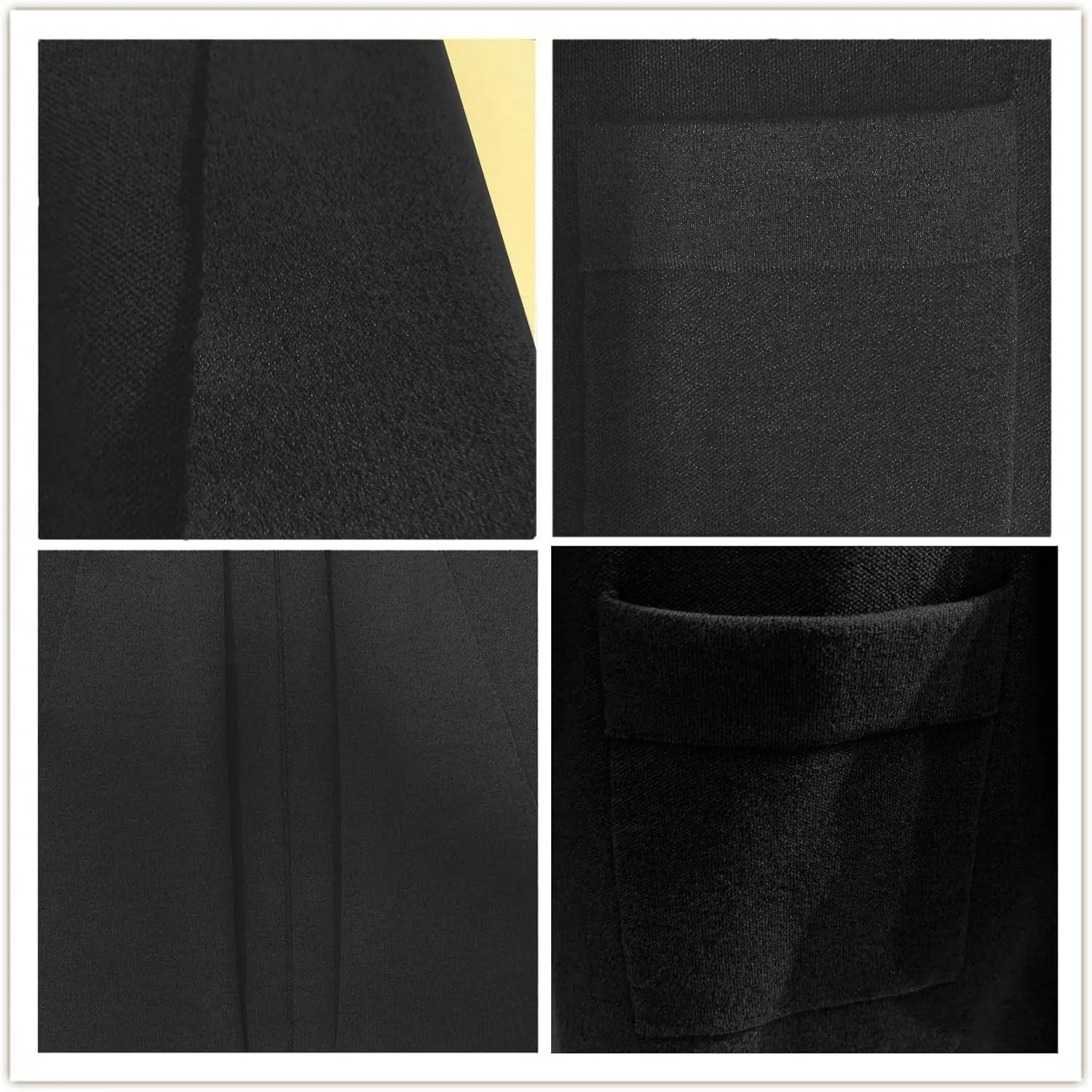 Women's Open Front Knited Loose Cardigan Casual Long Sleeve Draped Knit Pockets Long Jackets Sweater