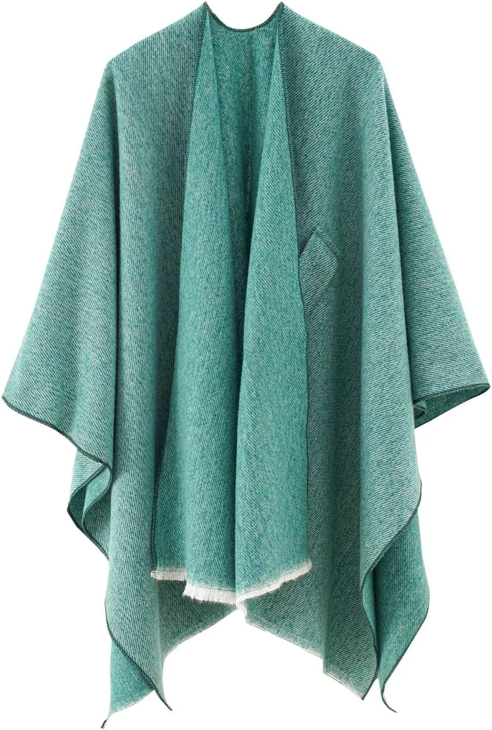 Women's Shawls Wrap Poncho Soft Capes Open Front Scarf Blanket Wraps Comfort Knit Cloak Cardigan Warm Sweater Shawl