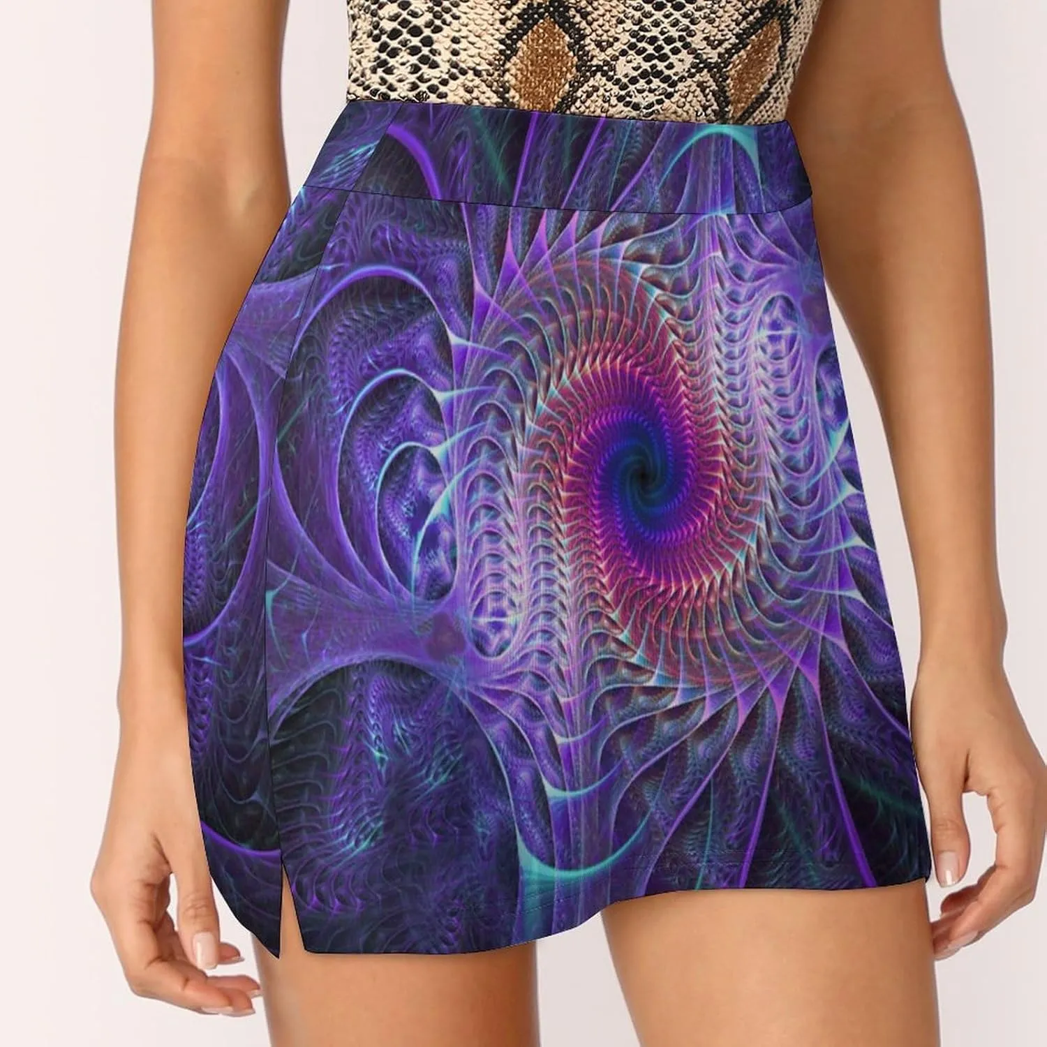 Women's Skorts Skirts A-line Short Trouser Skirt Casual Light Proof Trouser Skirt with Pocket Skirt S-3XL