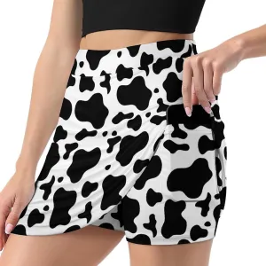 Women's Skorts Skirts A-line Short Trouser Skirt Casual Light Proof Trouser Skirt with Pocket Skirt S-3XL