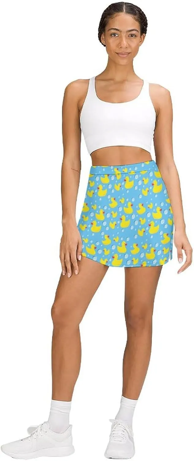 Women's Skorts Skirts A-line Short Trouser Skirt Casual Light Proof Trouser Skirt with Pocket Skirt S-3XL