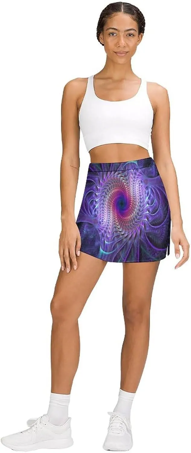 Women's Skorts Skirts A-line Short Trouser Skirt Casual Light Proof Trouser Skirt with Pocket Skirt S-3XL