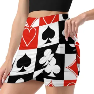 Women's Tennis Skirt, Golf Skorts Light Proof A-line Trouser Skirt with Pockets