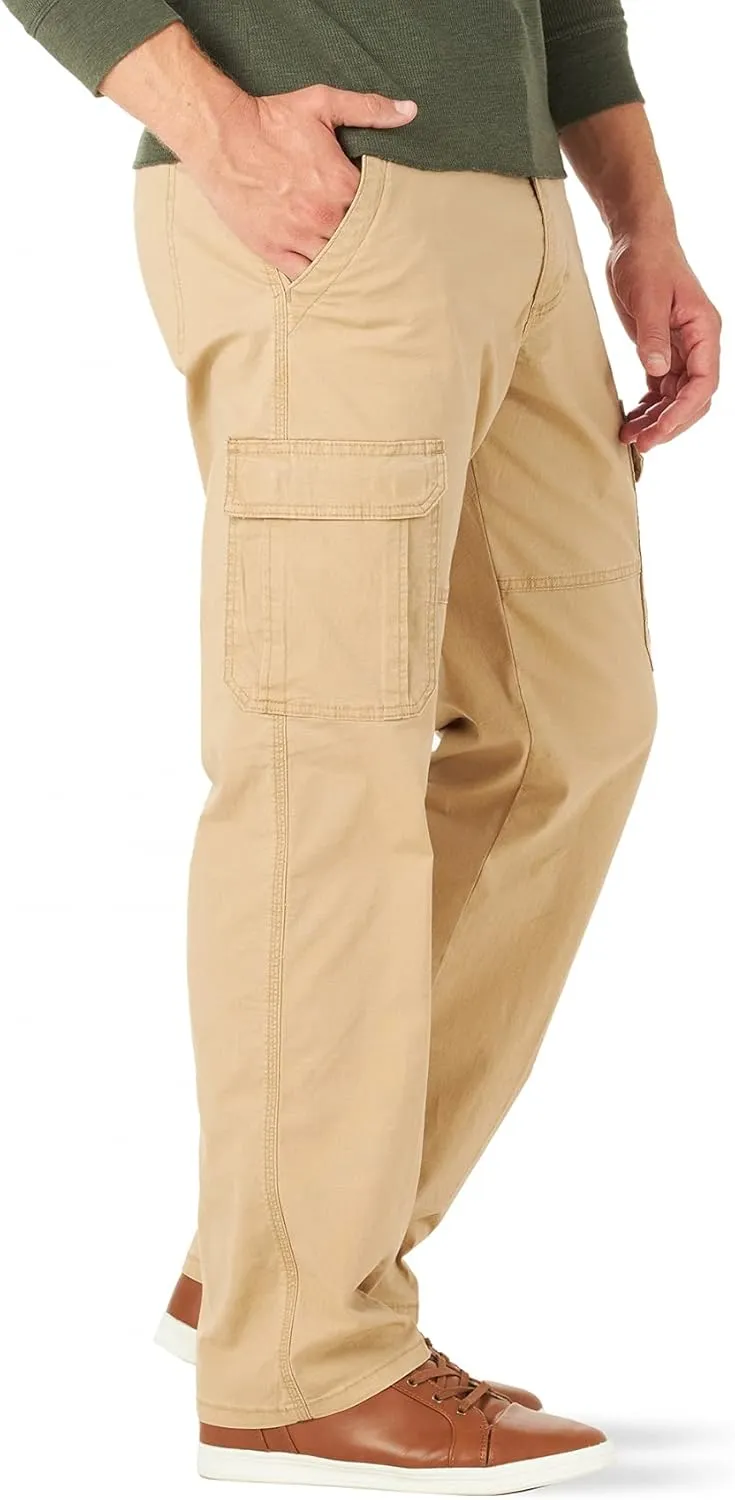 Wrangler Authentics Men's Relaxed Fit Stretch Cargo Pant