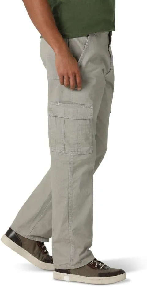 Wrangler Authentics Men's Twill Relaxed Fit Cargo Pant (Logan)
