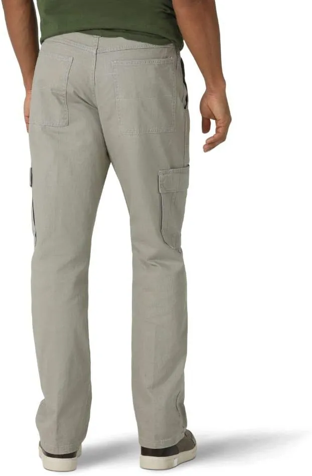 Wrangler Authentics Men's Twill Relaxed Fit Cargo Pant (Logan)
