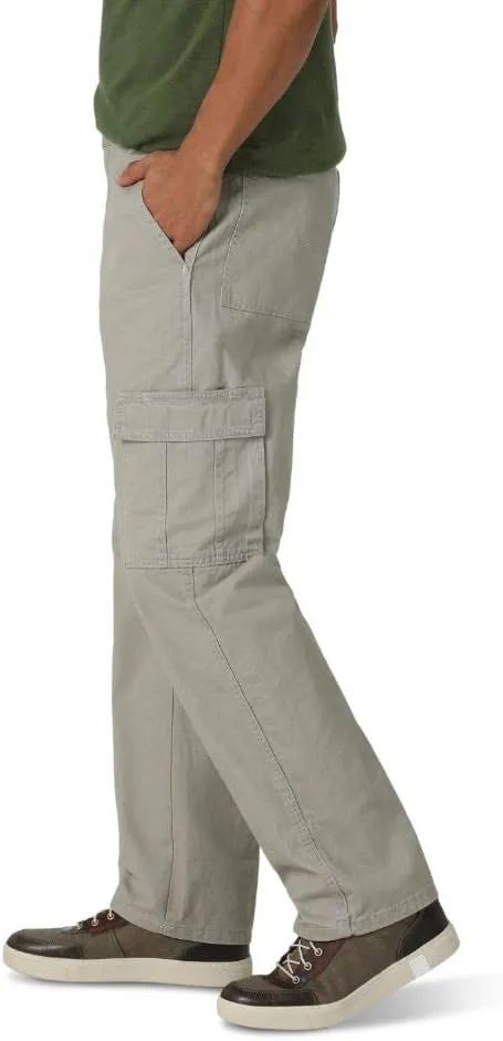 Wrangler Authentics Men's Twill Relaxed Fit Cargo Pant (Logan)