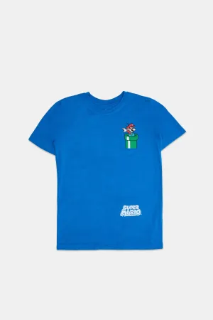 Youth Super Mario Pocket Print T-Shirt