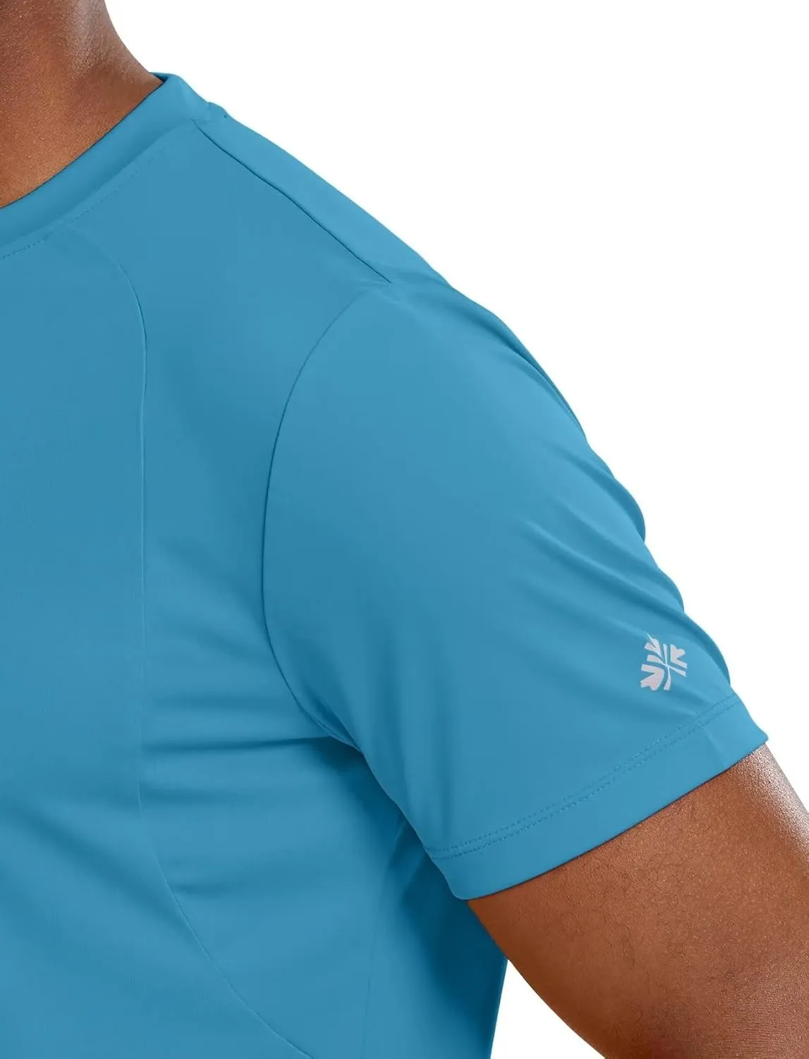 Zengjo Athletic T Shirts for Men,Quick Dry Gym Workout Running Sport Moisture Wicking Short-Sleeve Crewneck Tee