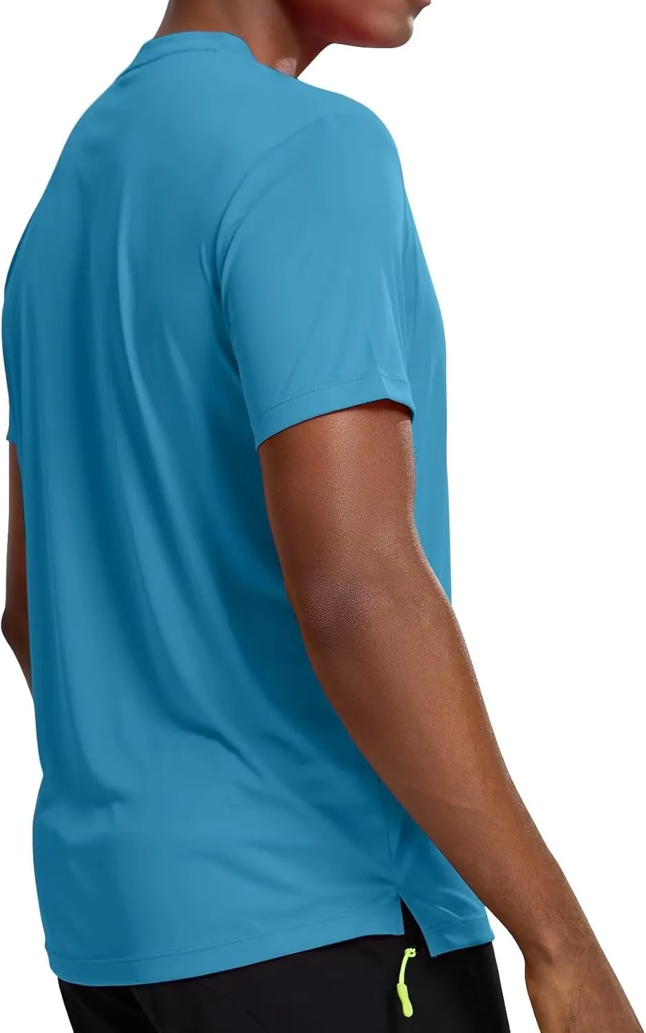 Zengjo Athletic T Shirts for Men,Quick Dry Gym Workout Running Sport Moisture Wicking Short-Sleeve Crewneck Tee