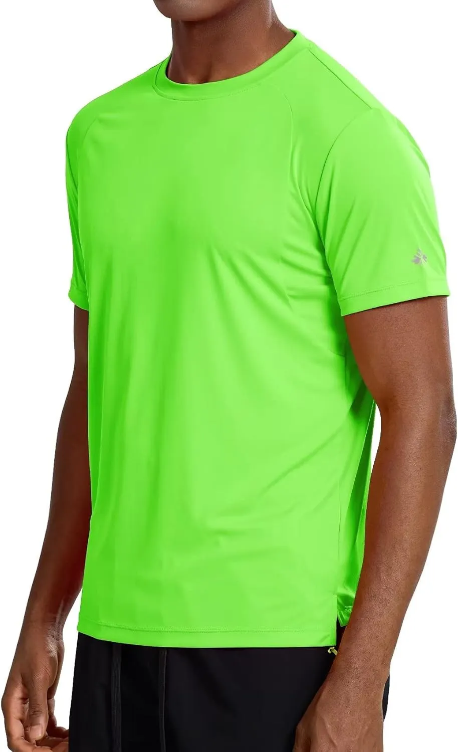 Zengjo Athletic T Shirts for Men,Quick Dry Gym Workout Running Sport Moisture Wicking Short-Sleeve Crewneck Tee