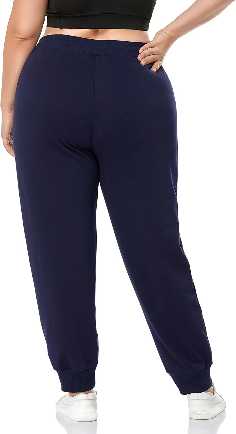 ZERDOCEAN Women's Plus Size Fleece Lined Sweatpants Relaxed Fit Workout Athletic Jogger Fleece Pants